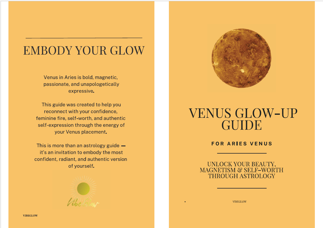 Venus in Aries Glow-Up Guide | Digital Astrology Guide